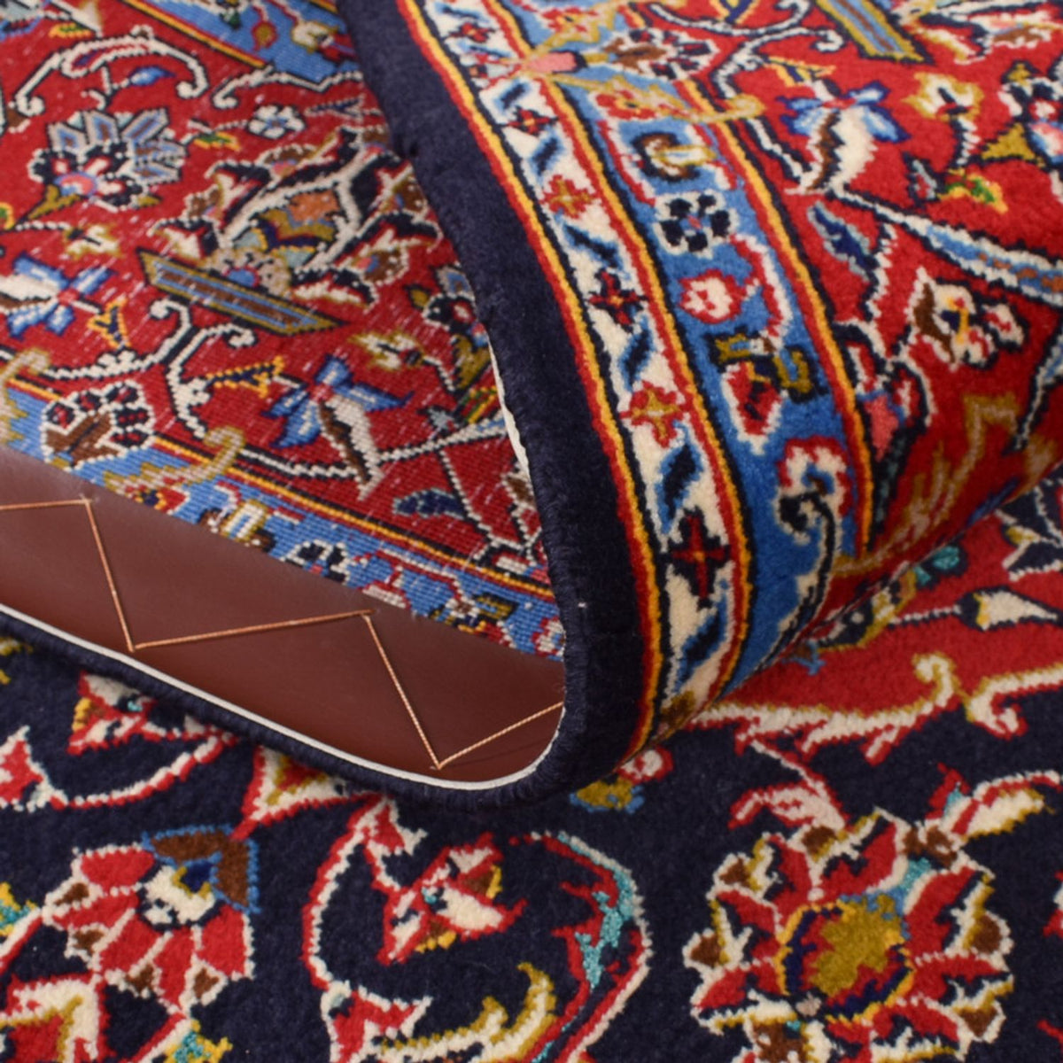 Perzisch tapijt - Keshan - 217 x 143 cm - donkerblauw