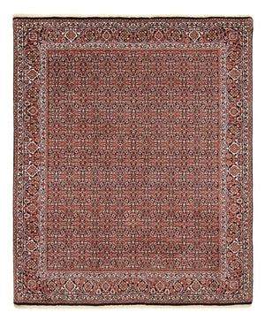 Perzisch tapijt - Bijar - 255 x 207 cm - donkerrood