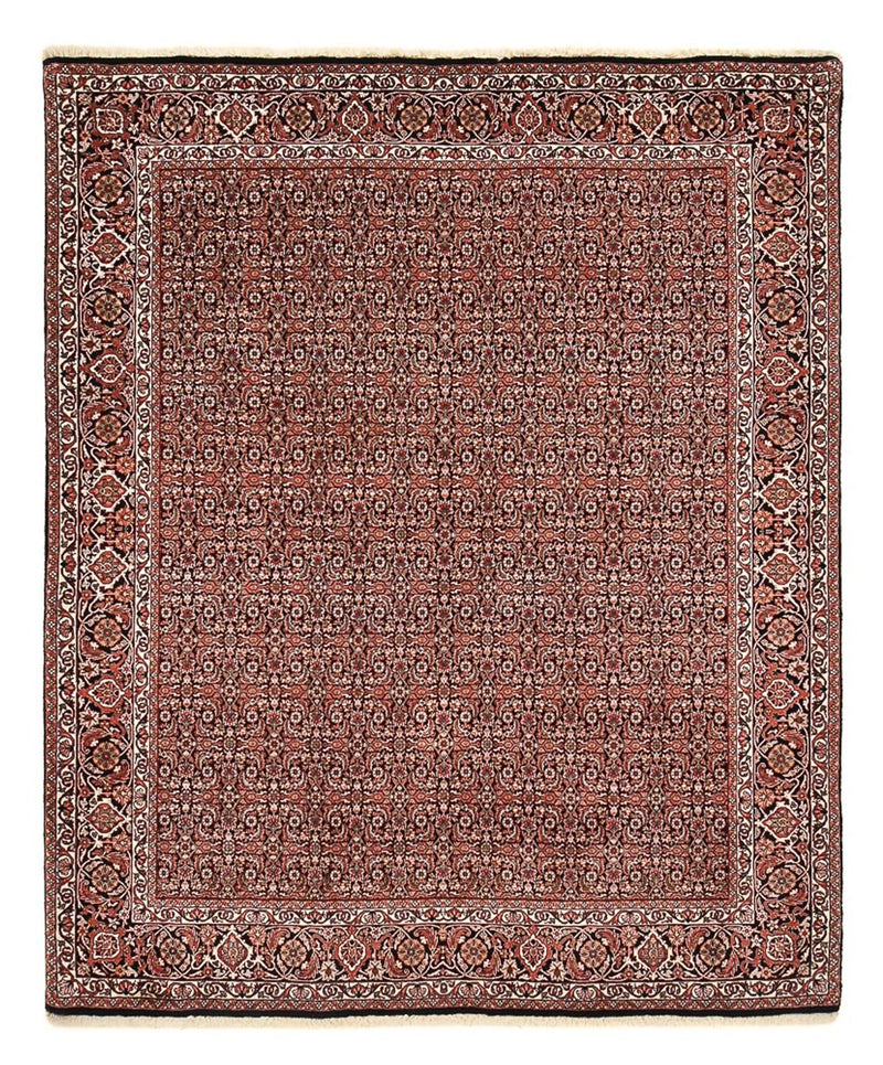 Perzisch tapijt - Bijar - 255 x 207 cm - donkerrood