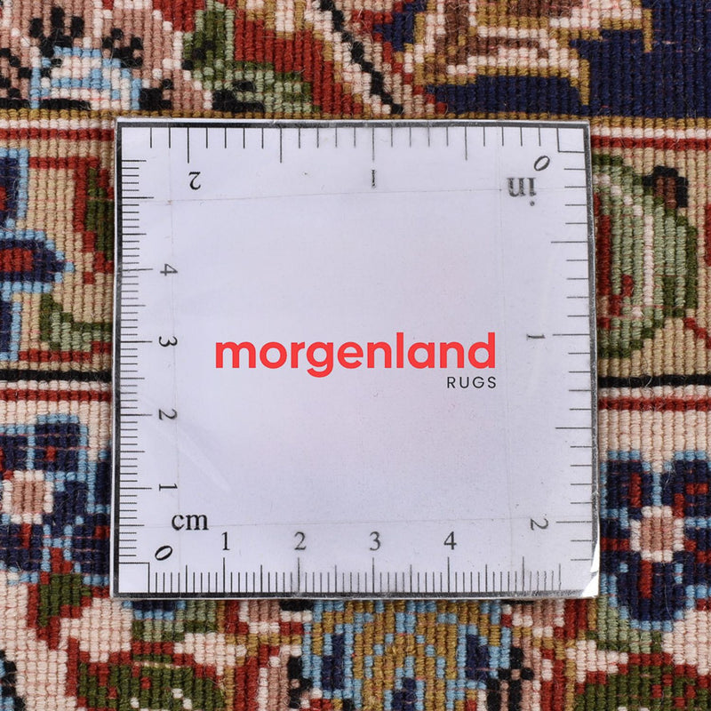 Perzisch tapijt - Ghom - Koninklijk - 154 x 102 cm - donkerblauw