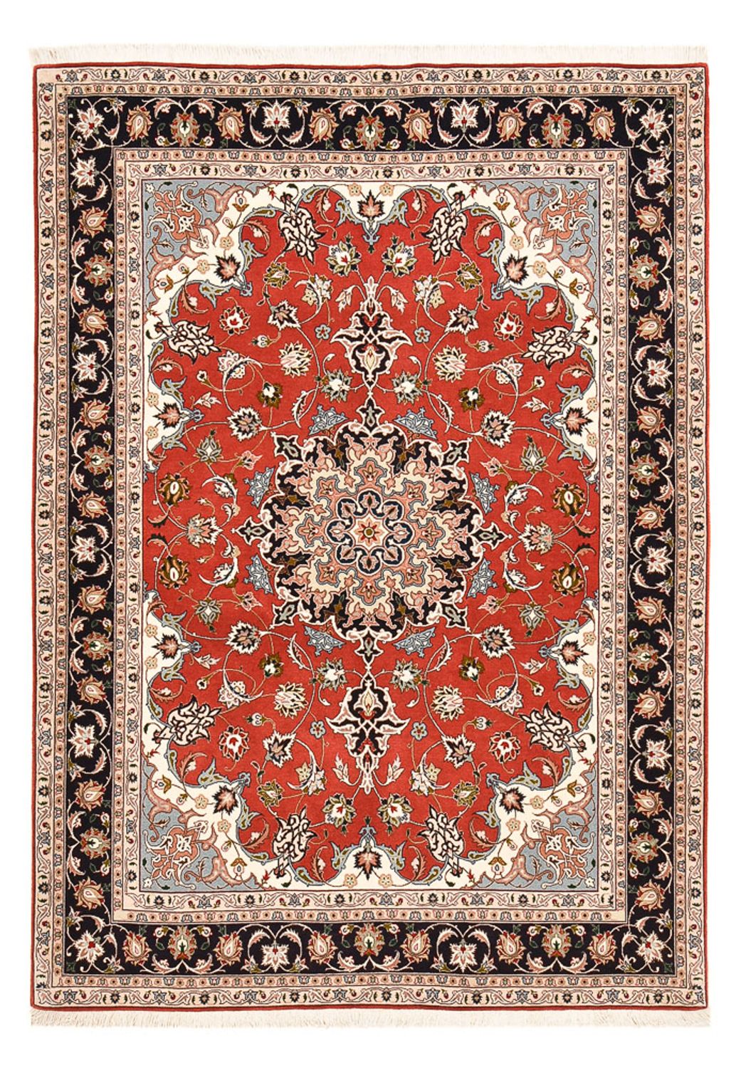 Perzisch tapijt - Tabriz - Royal - 218 x 155 cm - rood