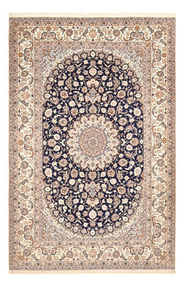 Perzisch tapijt - Isfahan - Premium - 306 x 202 cm - donkerblauw