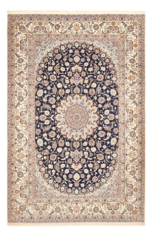 Perzisch tapijt - Isfahan - Premium - 306 x 202 cm - donkerblauw