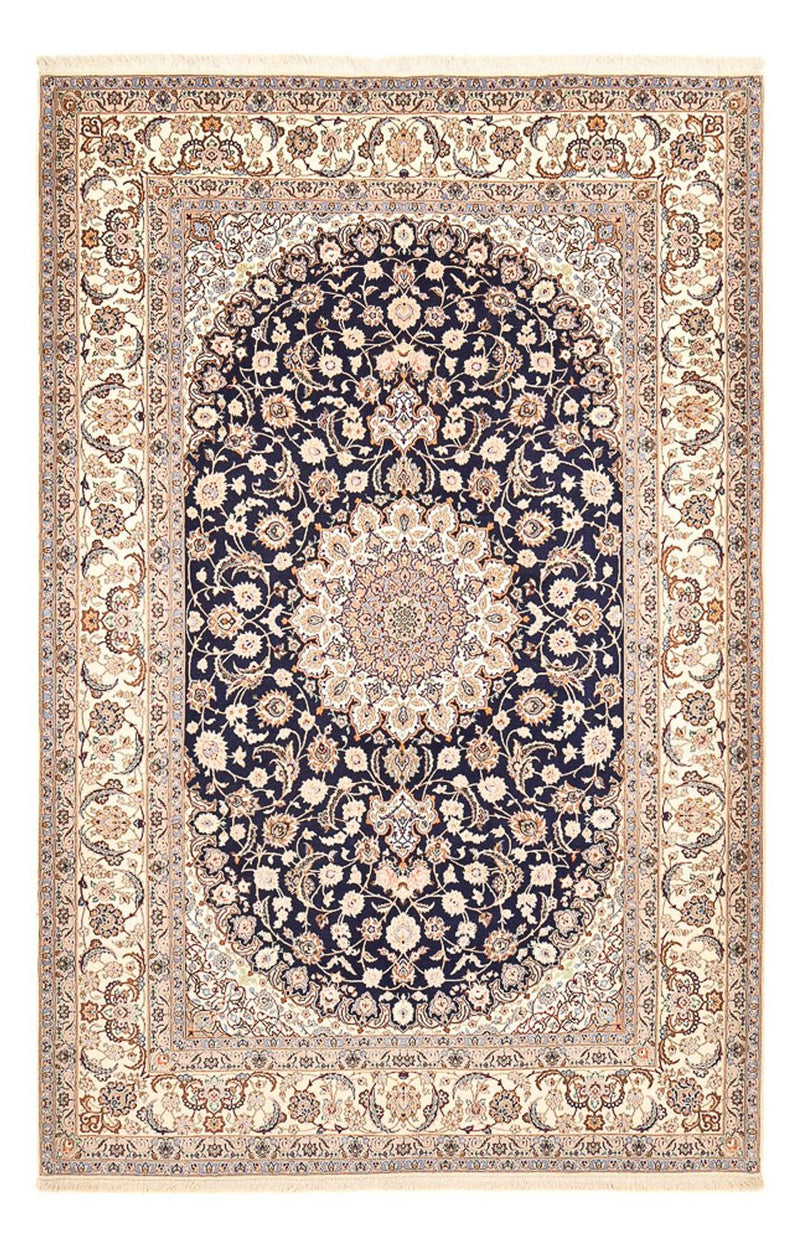 Perzisch tapijt - Isfahan - Premium - 306 x 202 cm - donkerblauw