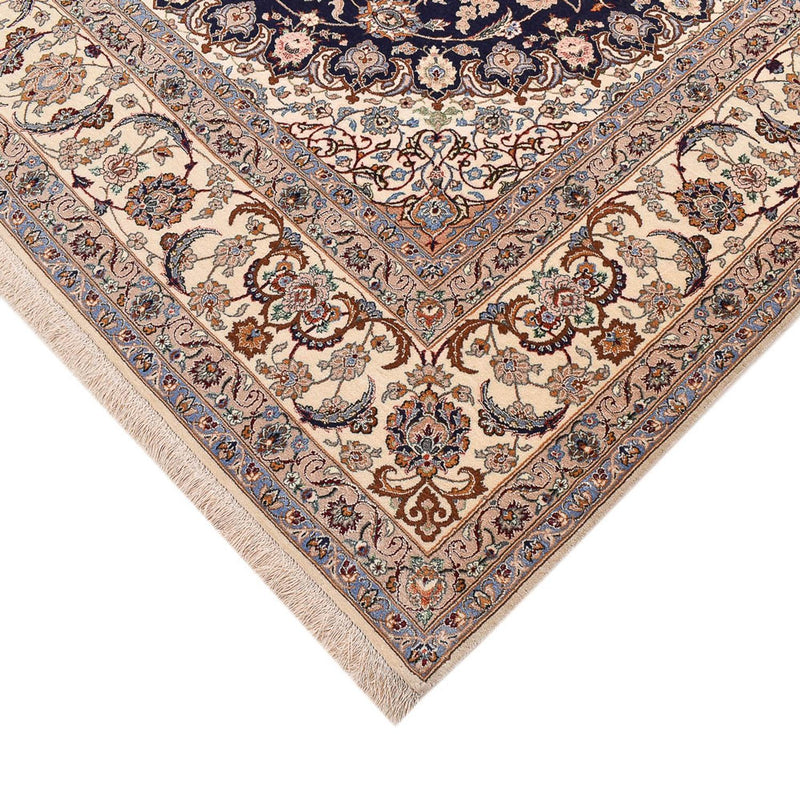 Perzisch tapijt - Isfahan - Premium - 306 x 202 cm - donkerblauw