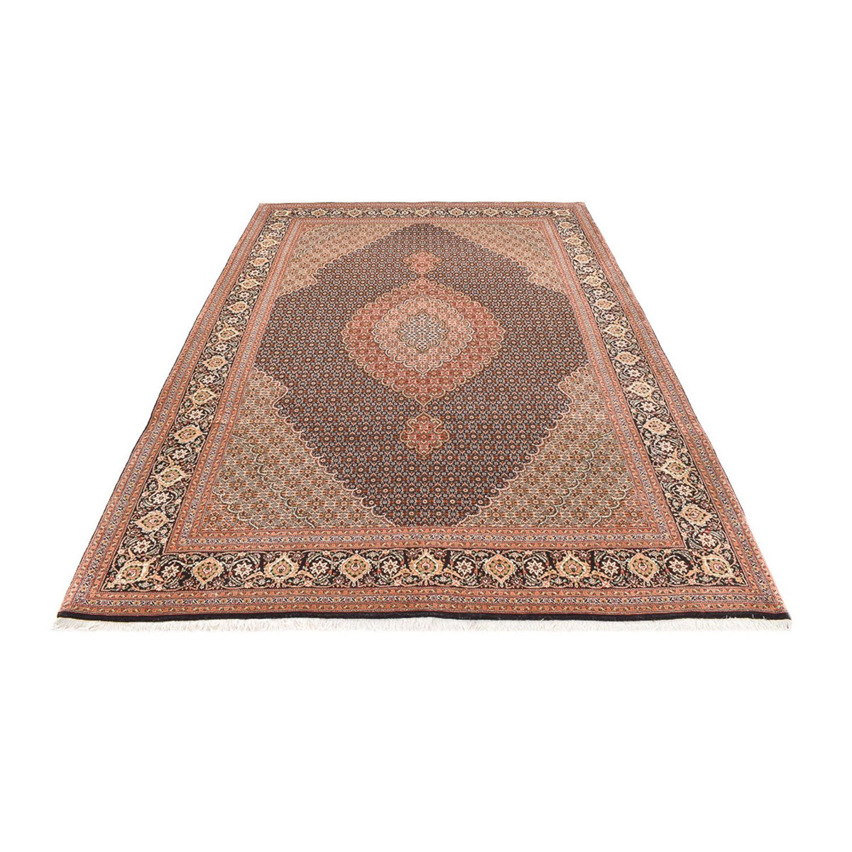 Perzisch tapijt - Tabriz - Royal - 303 x 203 cm - donker beige