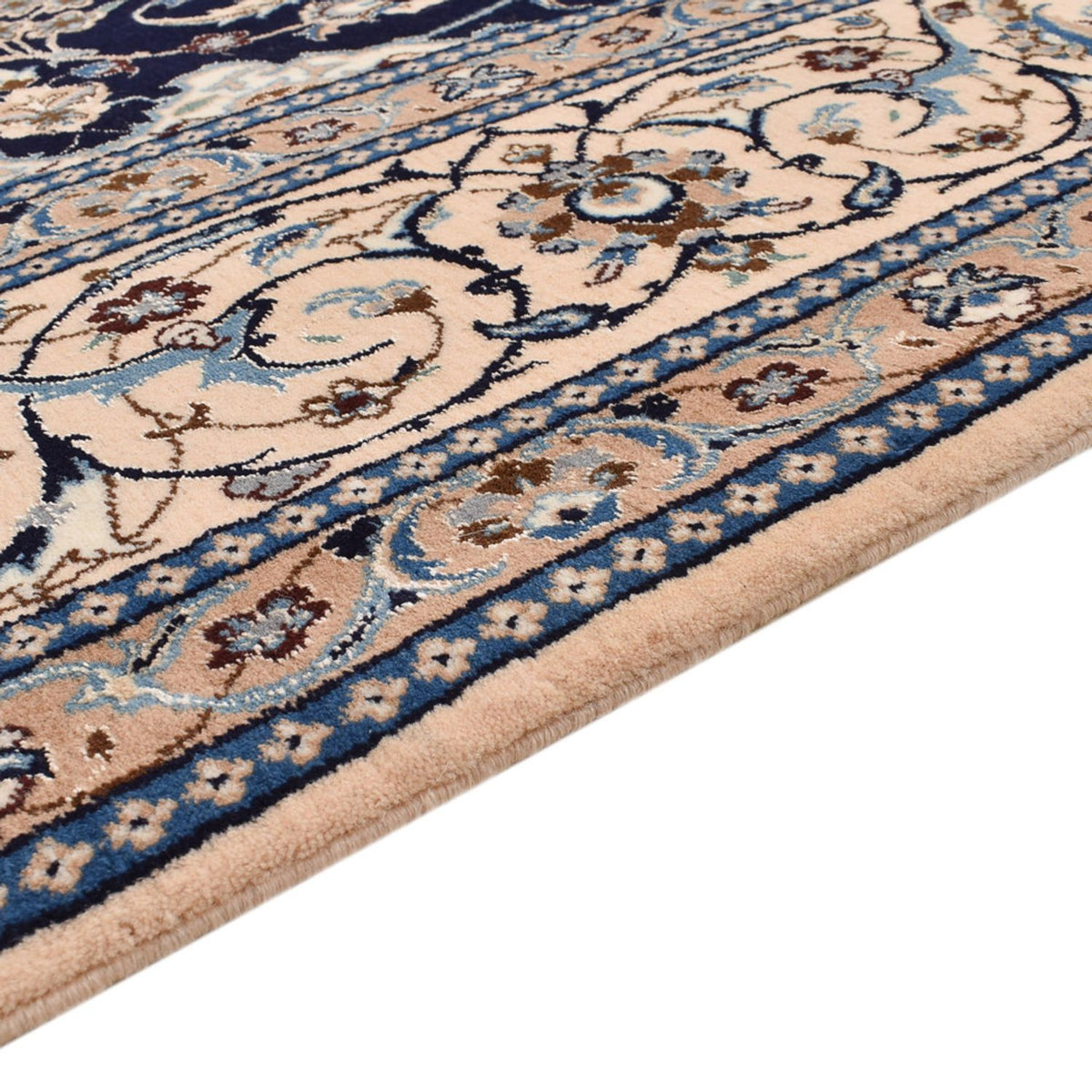Perzisch tapijt - Nain - Premium - 302 x 197 cm - donkerblauw