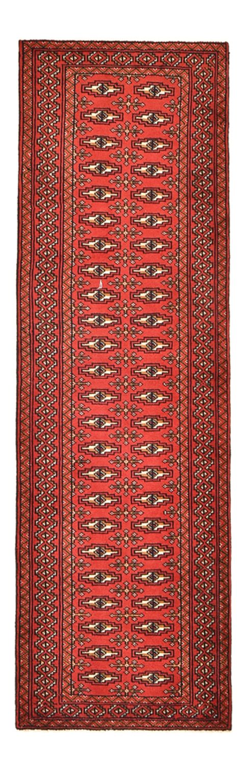 Loper Turkaman tapijt - 183 x 61 cm - rood