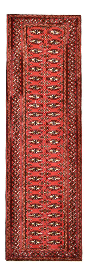 Loper Turkaman tapijt - 183 x 61 cm - rood