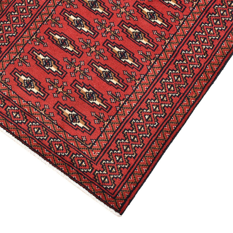 Loper Turkaman tapijt - 183 x 61 cm - rood