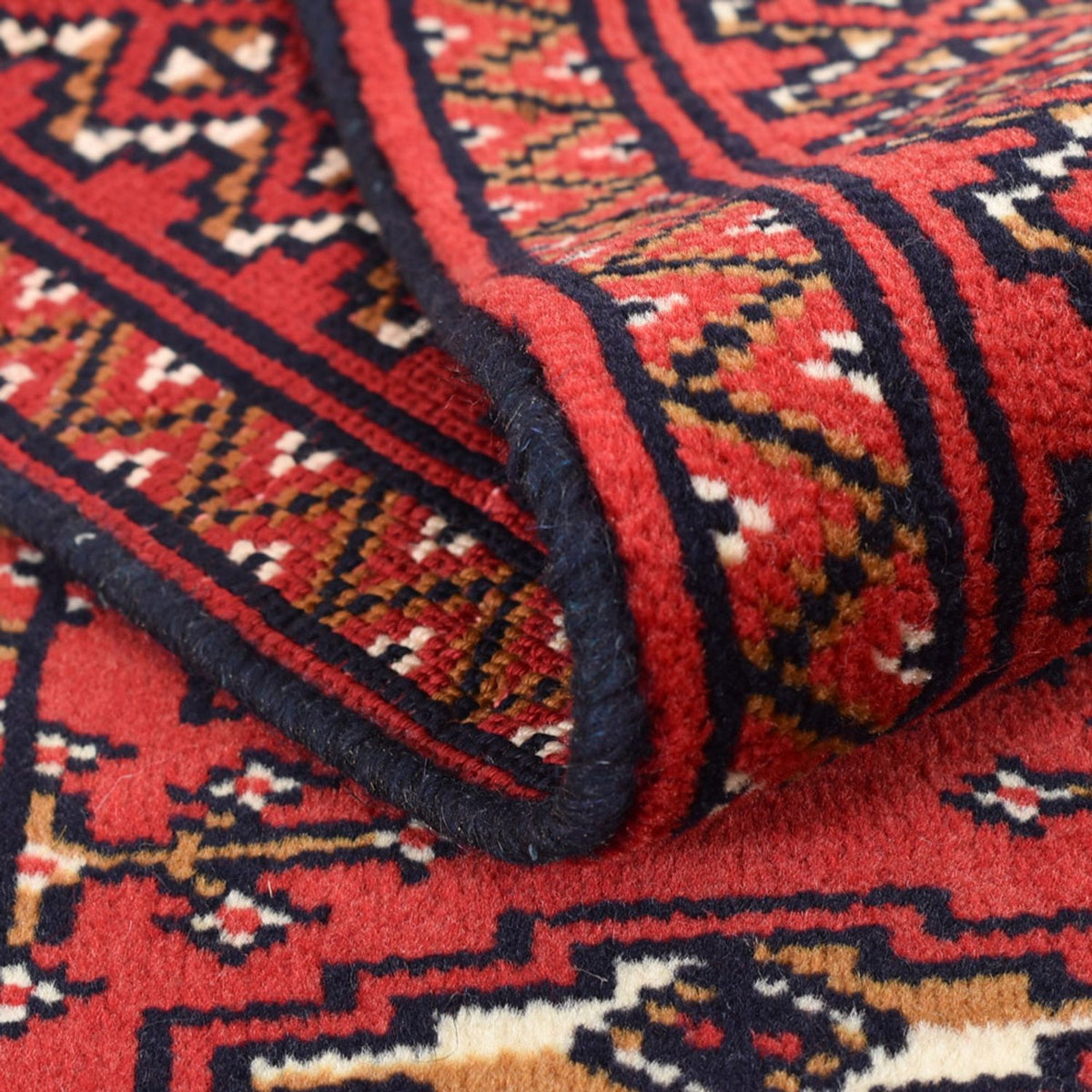 Loper Turkaman tapijt - 183 x 61 cm - rood