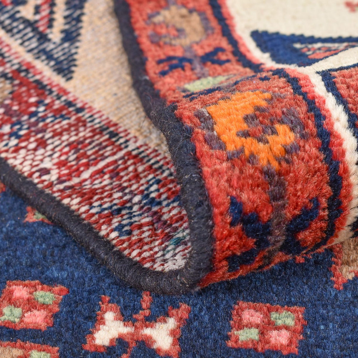 Loper Perzisch Tapijt - Nomadisch - 192 x 105 cm - donkerblauw