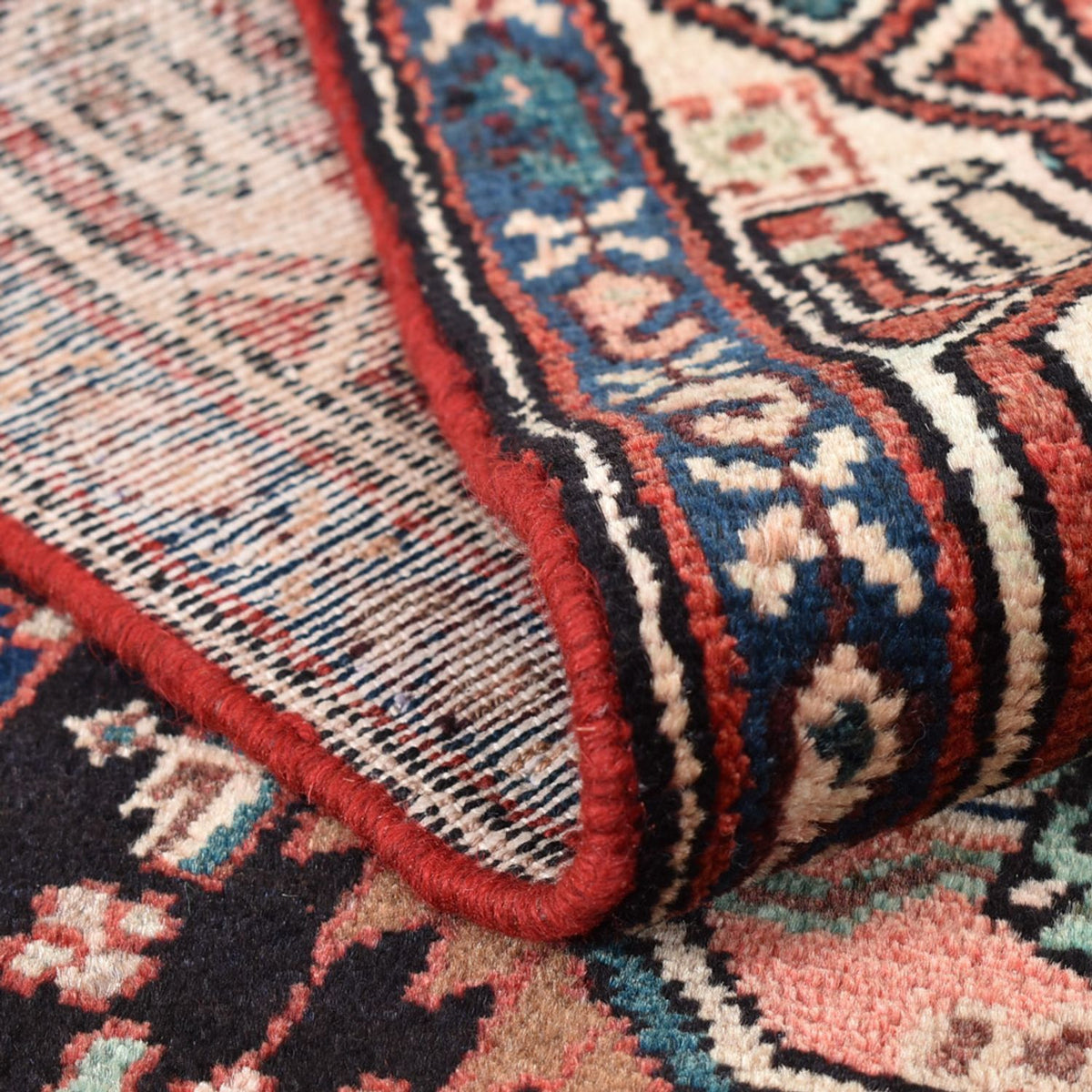 Loper Perzisch Tapijt - Nomadisch - 213 x 110 cm - donker beige