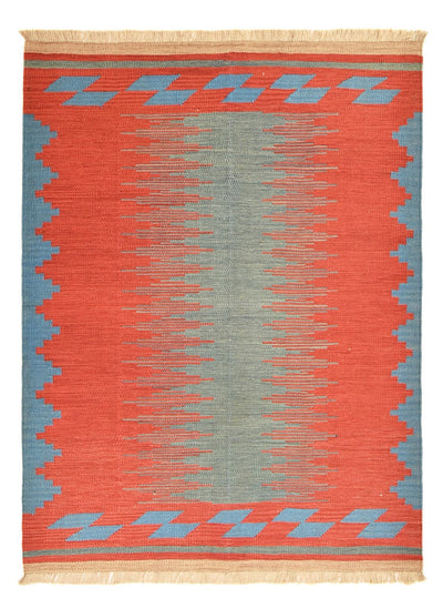 Moderne kilim Tapijt 146x189cm - Wollen tapijt