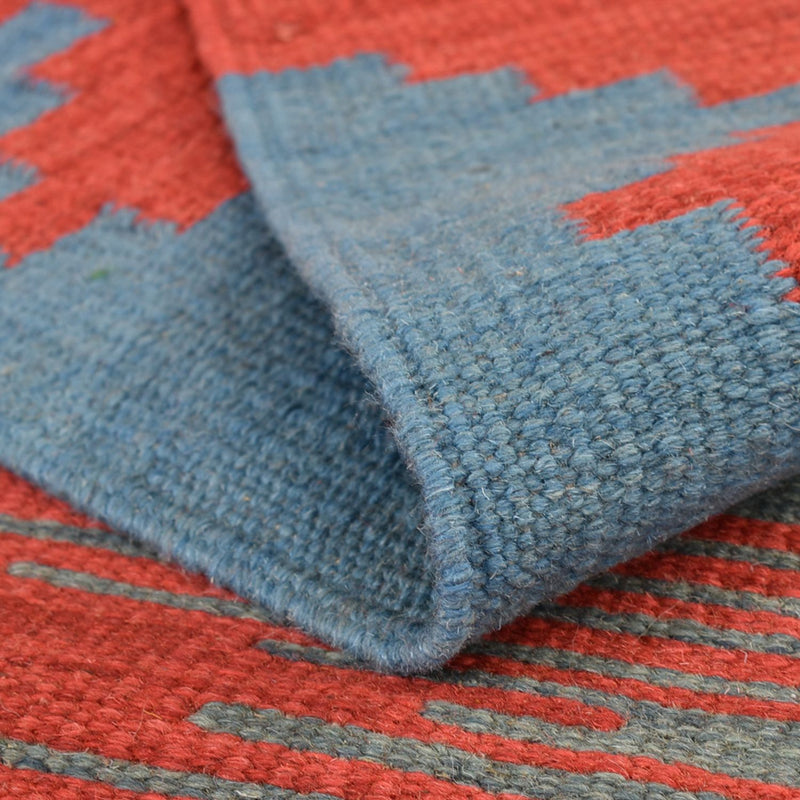 Kelim tapijt - Trendy - 189 x 146 cm - veelkleurig