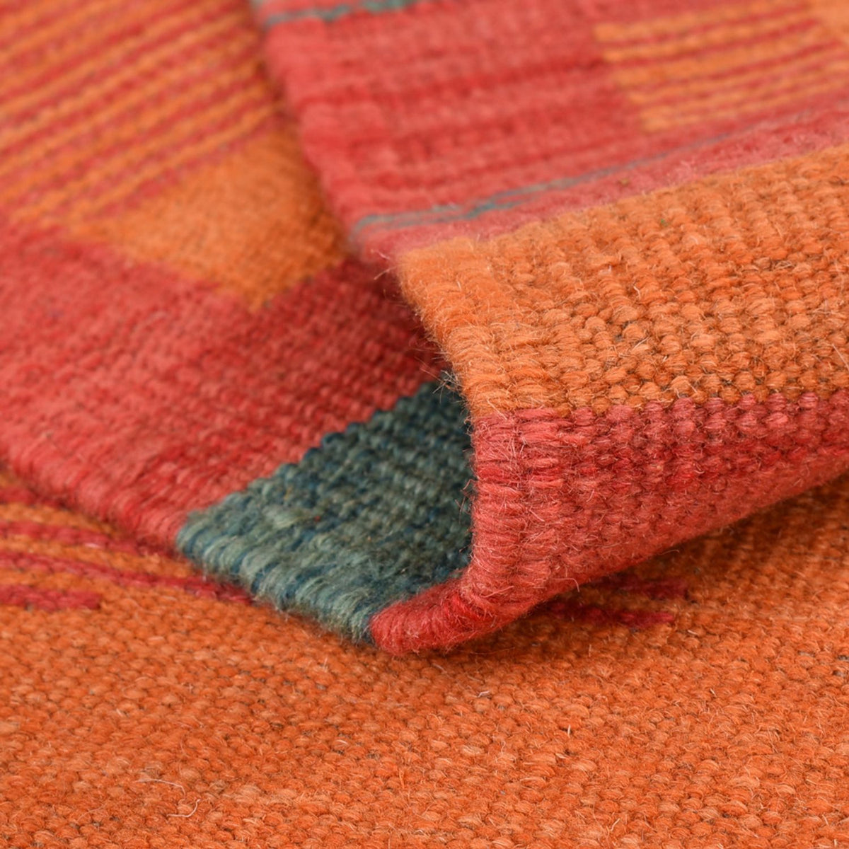 Kelim tapijt - Trendy - 203 x 155 cm - veelkleurig