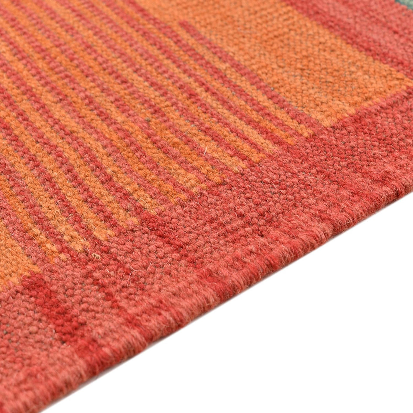 Moderne kilim Tapijt 201x155cm - Wollen tapijt