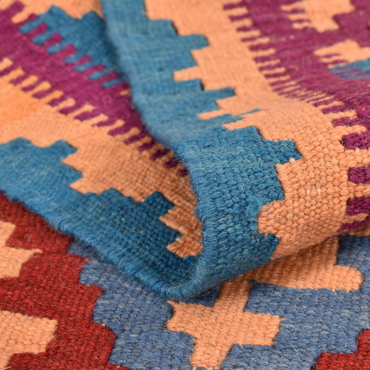 Kelim tapijt - Oosters - 199 x 151 cm - veelkleurig