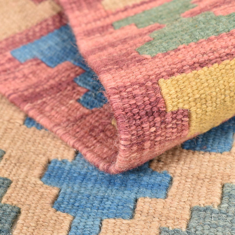 Loper Kelim tapijt - Oosters - 190 x 80 cm - veelkleurig