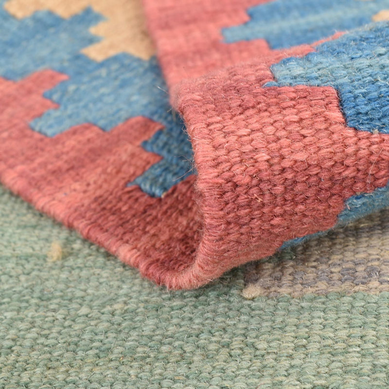 Loper Kelim tapijt - Oosters - 204 x 84 cm - veelkleurig