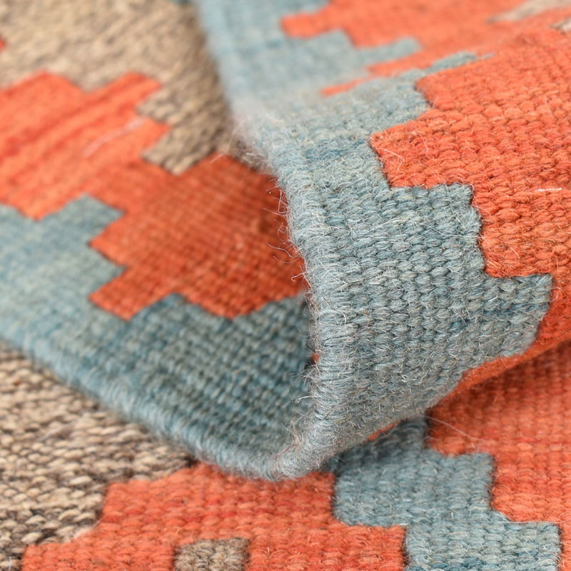 Loper Kelim tapijt - Oosters - 196 x 84 cm - veelkleurig