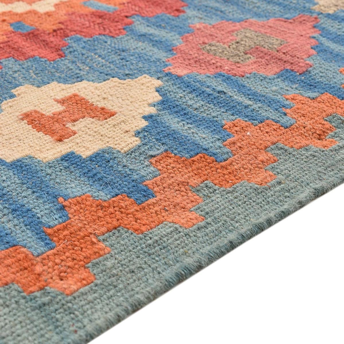 Kelim tapijt - Oosters - 203 x 157 cm - veelkleurig