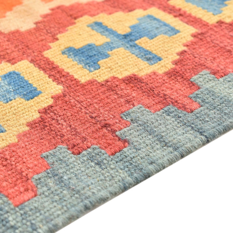 Loper Kelim tapijt - Oosters - 201 x 58 cm - veelkleurig