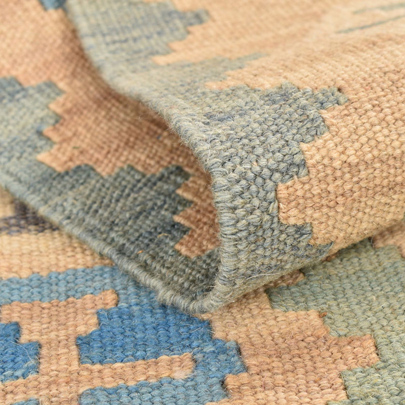 Loper Kelim tapijt - Oosters - 195 x 60 cm - veelkleurig