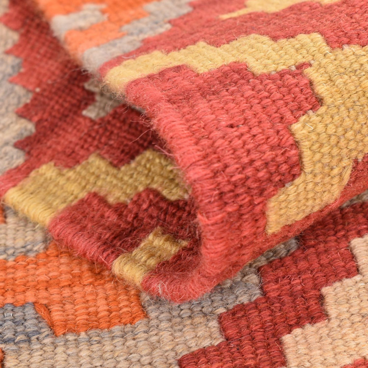 Loper Kelim tapijt - Oosters - 201 x 58 cm - veelkleurig