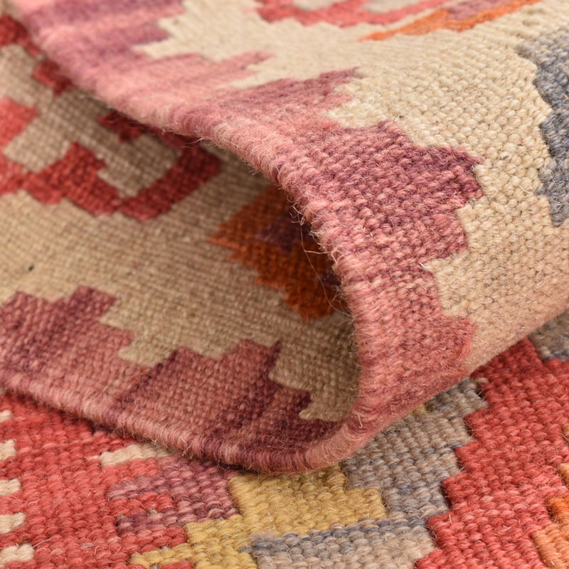 Loper Kelim tapijt - Oosters - 201 x 60 cm - veelkleurig