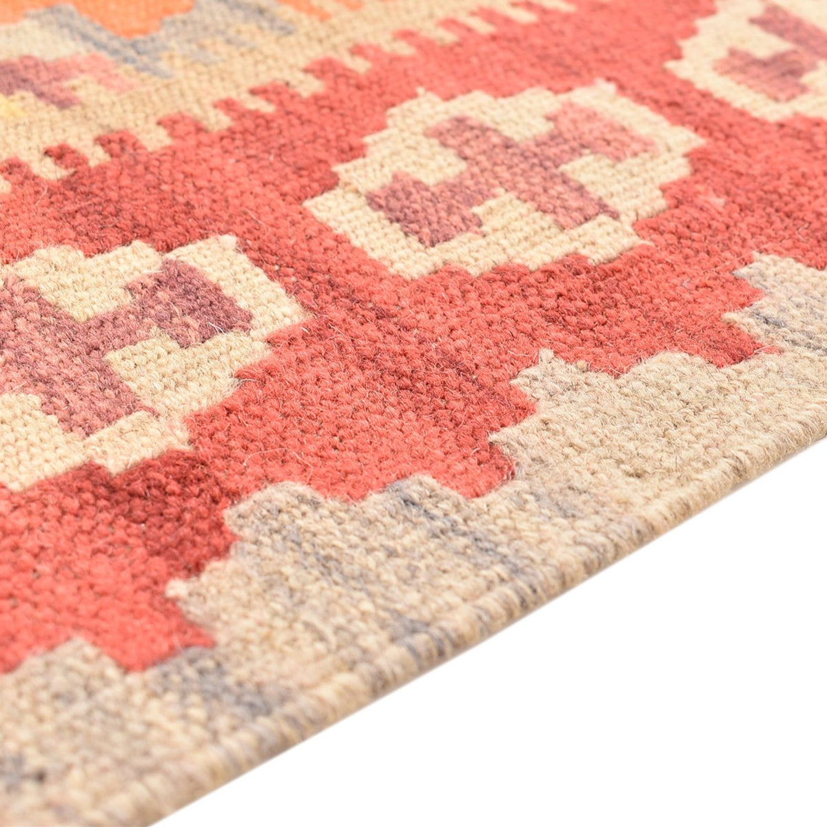 Loper Kelim tapijt - Oosters - 198 x 63 cm - veelkleurig