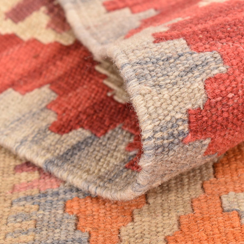 Loper Kelim tapijt - Oosters - 198 x 63 cm - veelkleurig