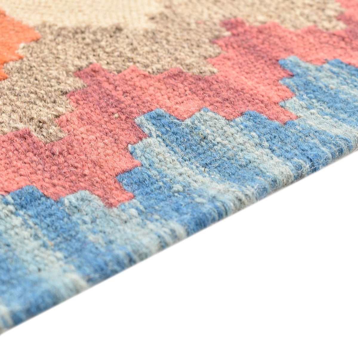 Loper Kelim tapijt - Oosters - 196 x 56 cm - veelkleurig