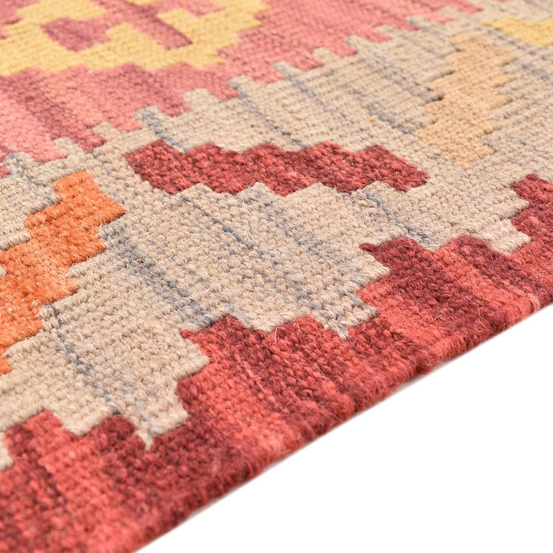 Loper Kelim tapijt - Oosters - 204 x 61 cm - veelkleurig