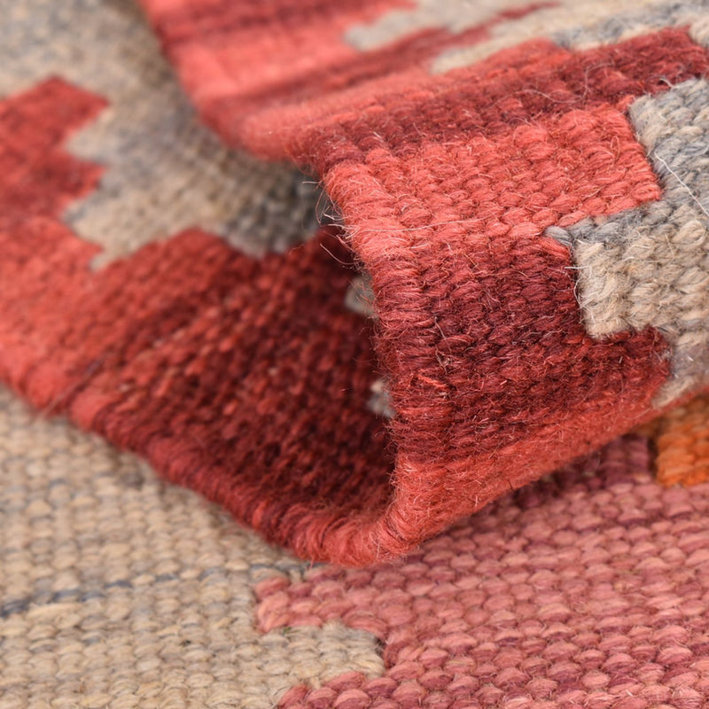 Loper Kelim tapijt - Oosters - 204 x 61 cm - veelkleurig