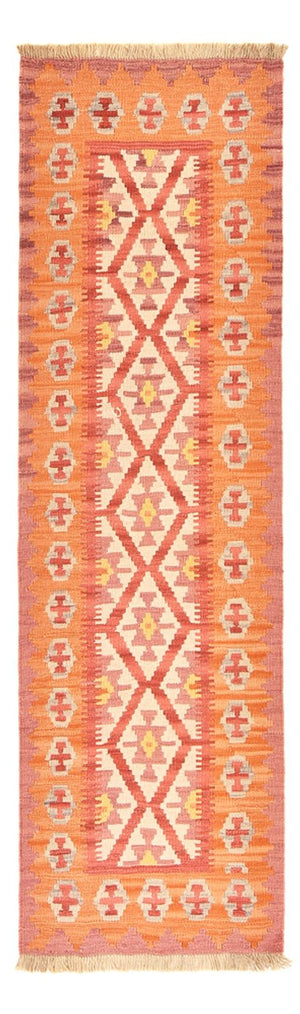 Loper Kelim tapijt - Oosters - 201 x 61 cm - veelkleurig