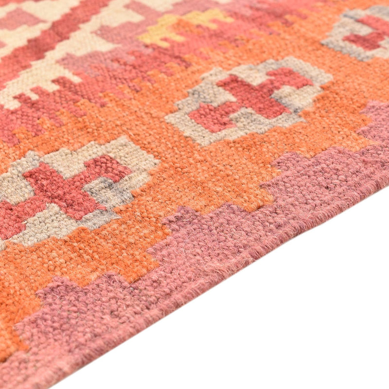 Loper Kelim tapijt - Oosters - 201 x 61 cm - veelkleurig