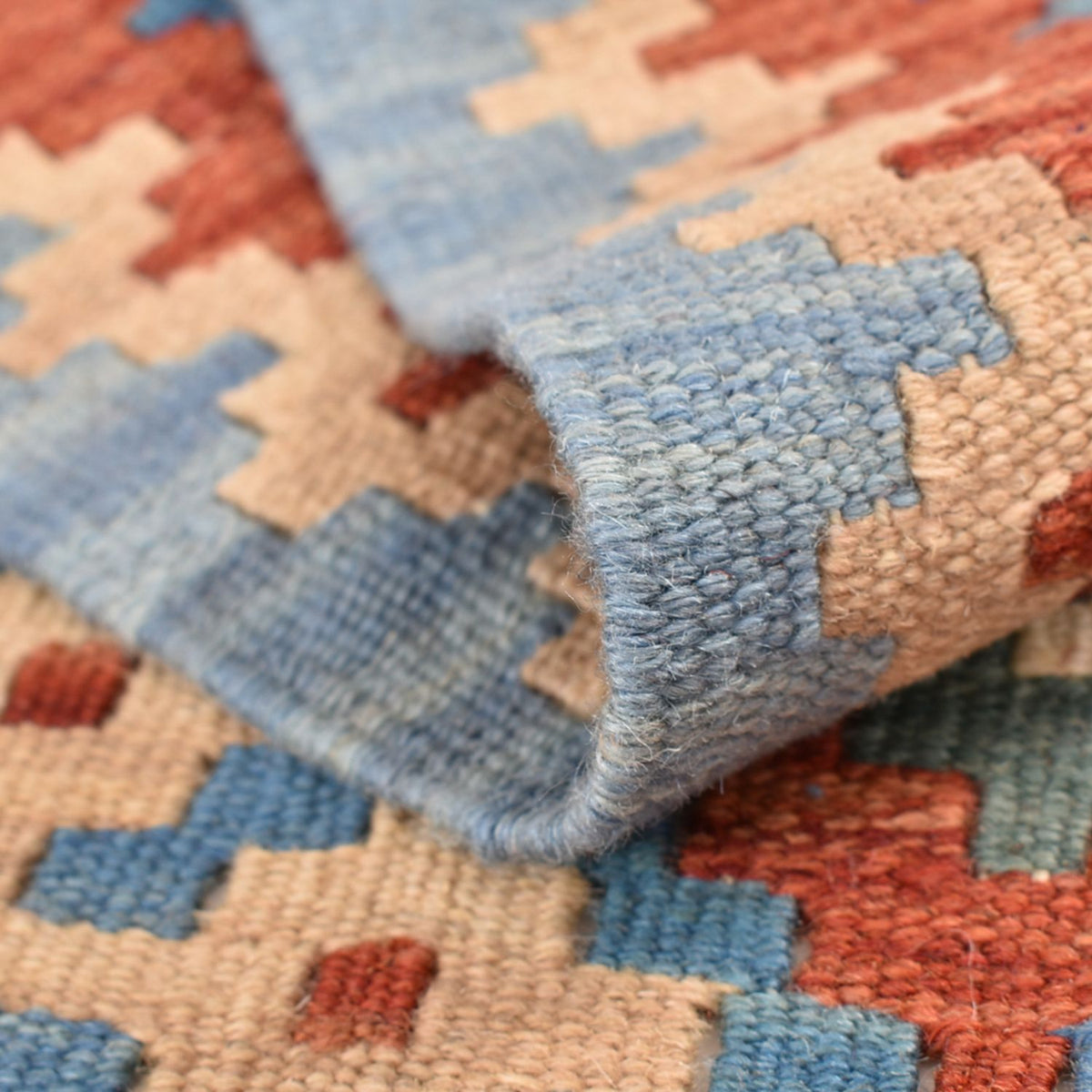 Loper Kelim tapijt - Oosters - 193 x 64 cm - veelkleurig