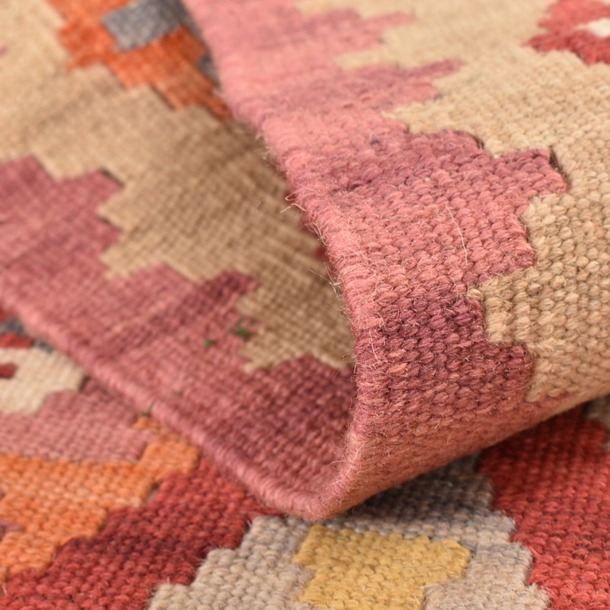 Loper Kelim tapijt - Oosters - 195 x 59 cm - veelkleurig