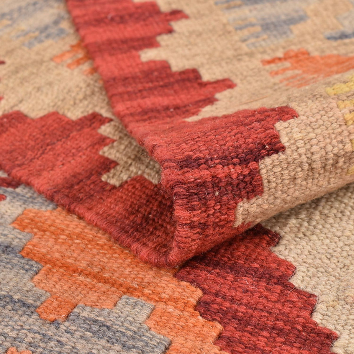 Kelim tapijt - Oosters - 205 x 156 cm - veelkleurig