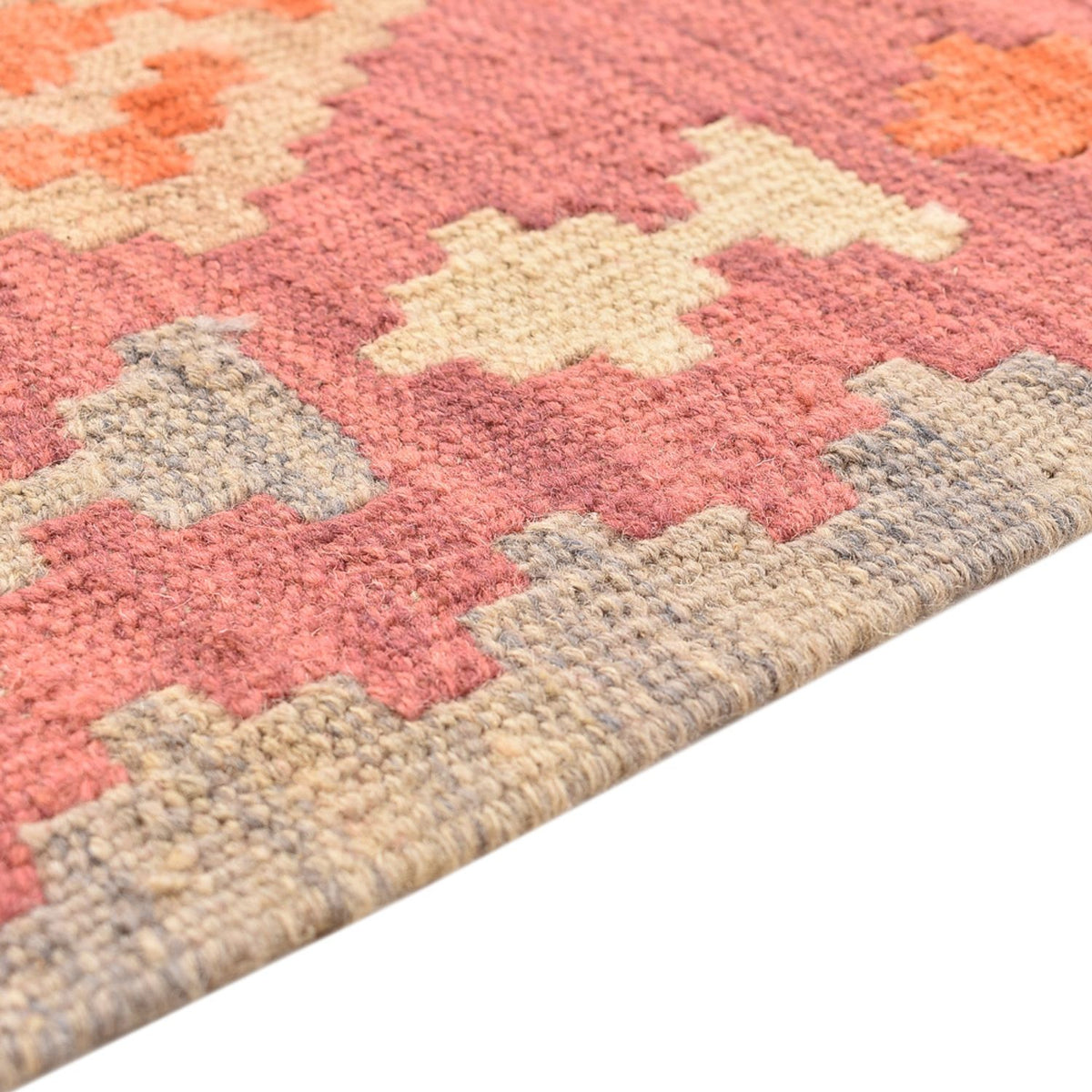 Loper Kelim tapijt - Oosters - 197 x 63 cm - veelkleurig