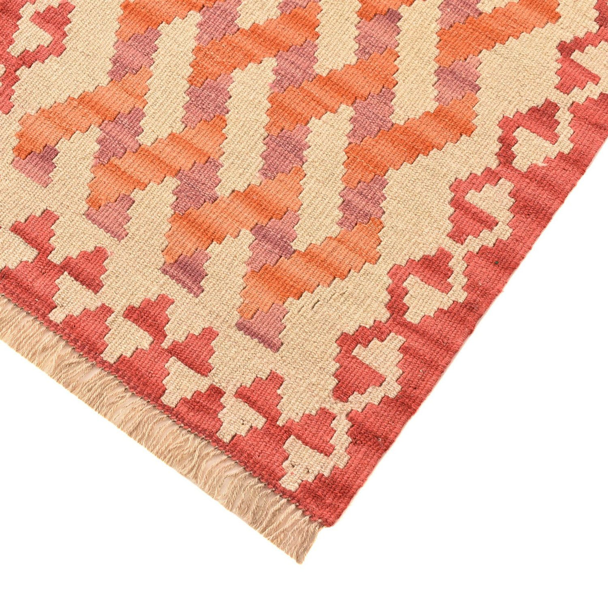 Loper Kelim tapijt - Oosters - 190 x 58 cm - veelkleurig