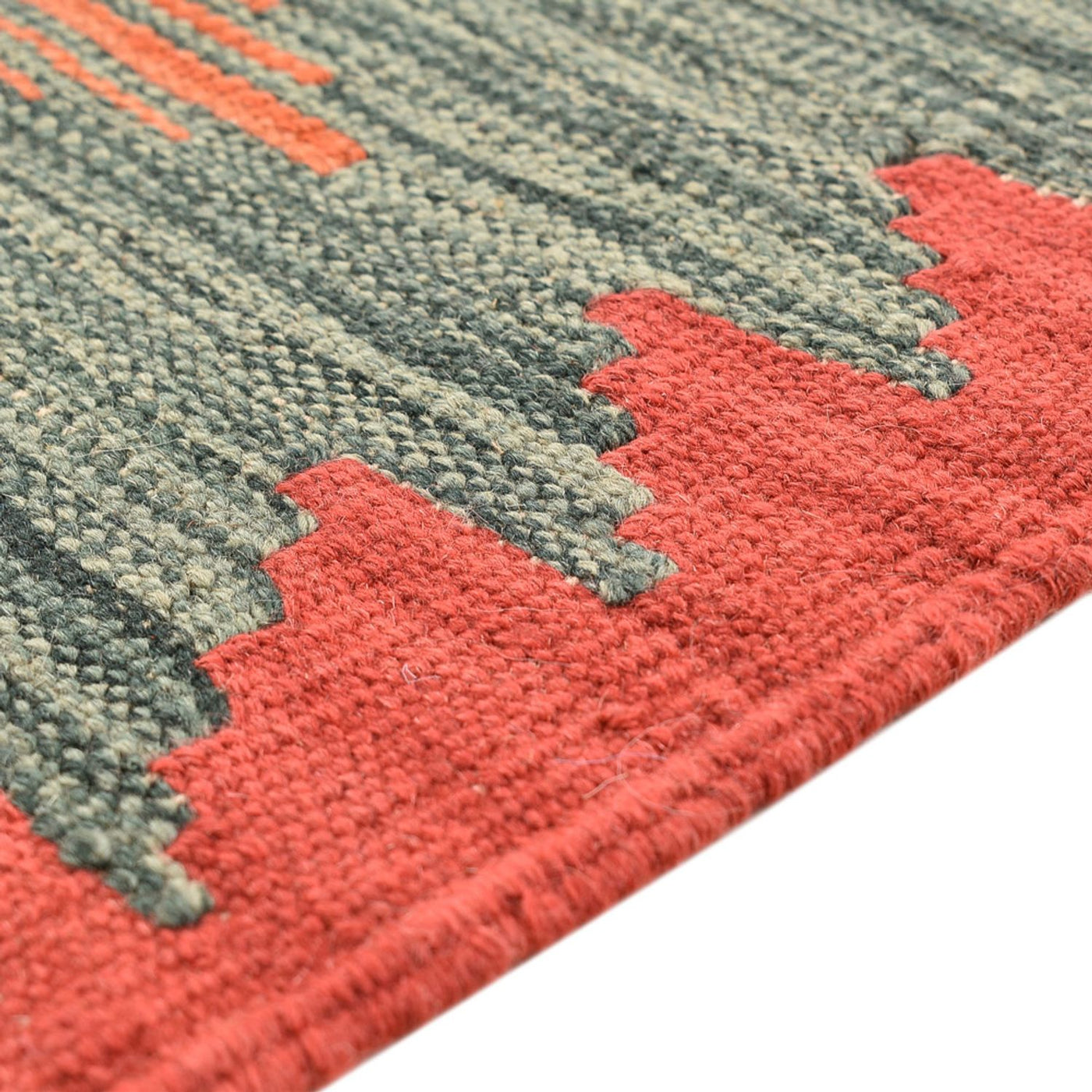 Moderne kilim Tapijt 141x101cm - Wollen tapijt