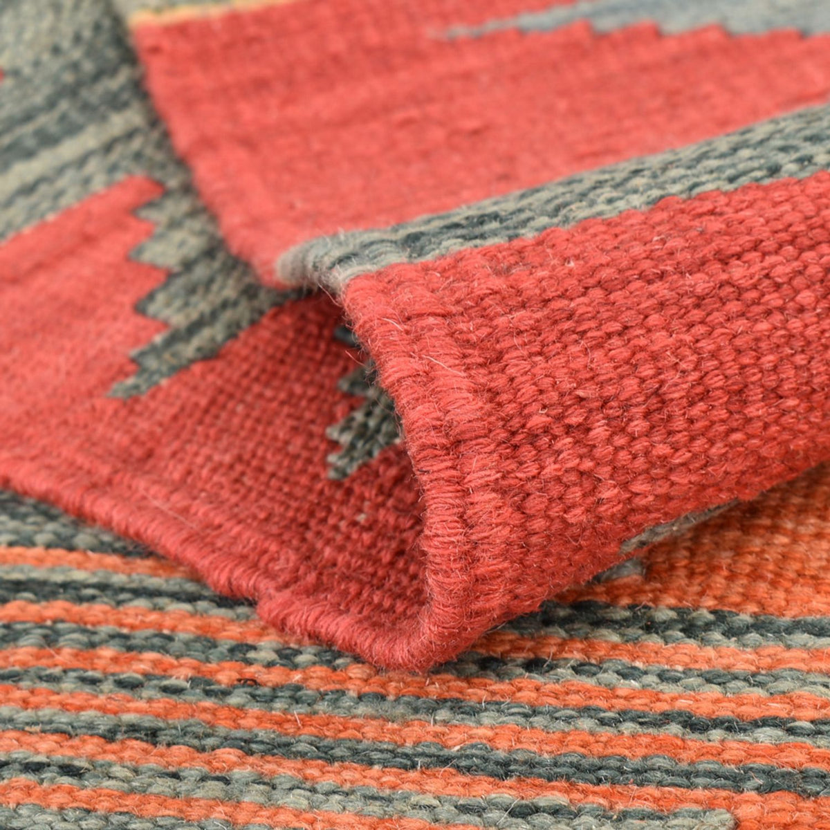 Kelim tapijt - Trendy - 141 x 101 cm - veelkleurig