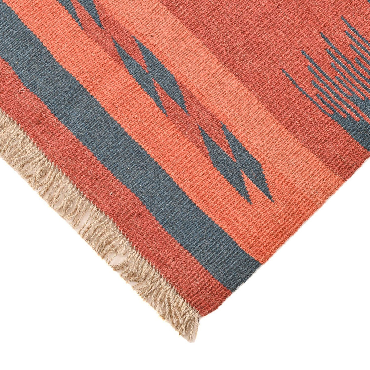 Kelim tapijt - Trendy - 89 x 73 cm - veelkleurig