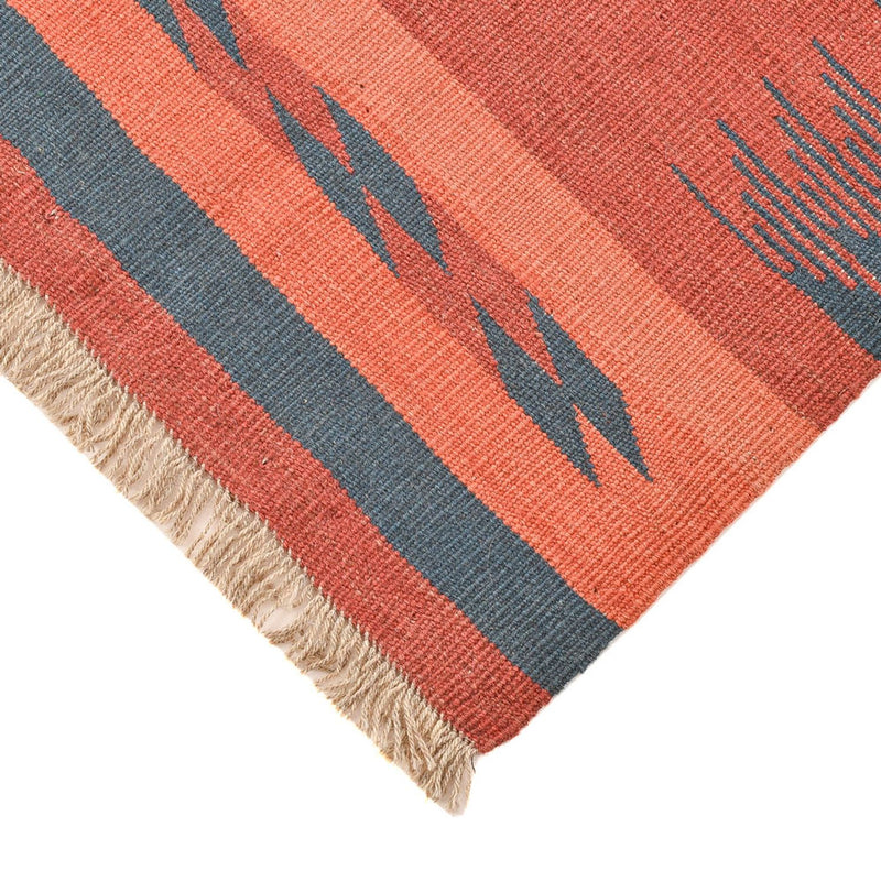 Kelim tapijt - Trendy - 89 x 73 cm - veelkleurig