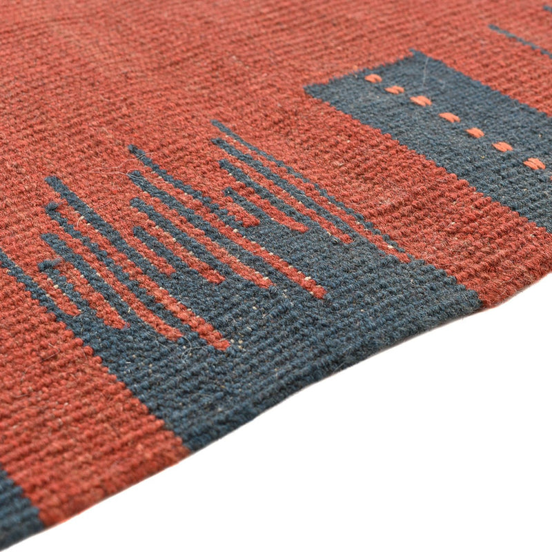 Kelim tapijt - Trendy - 89 x 73 cm - veelkleurig