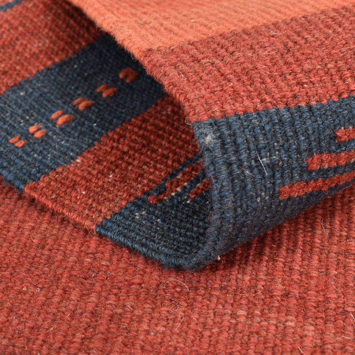 Kelim tapijt - Trendy - 89 x 73 cm - veelkleurig