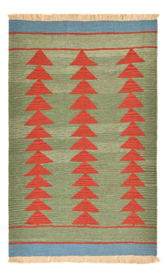 Kelim tapijt - Trendy - 150 x 98 cm - veelkleurig