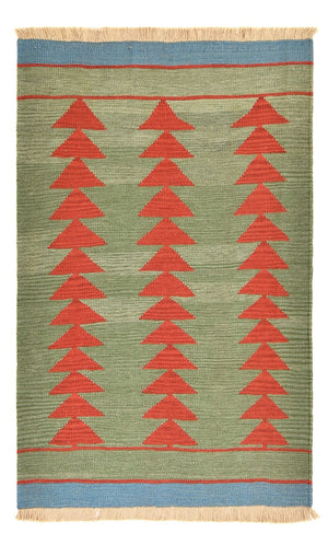 Kelim tapijt - Trendy - 150 x 98 cm - veelkleurig